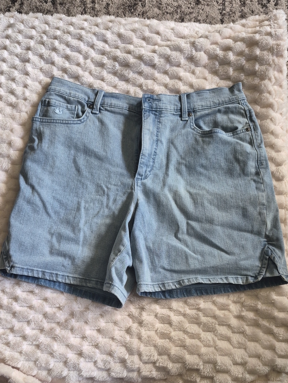 Gloria Vanderbilt Light Blue Denim Men’s Shorts